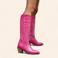 Bright pink cowboy boots - N°77