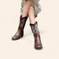 Brown cowboy boots - Western style - N°49