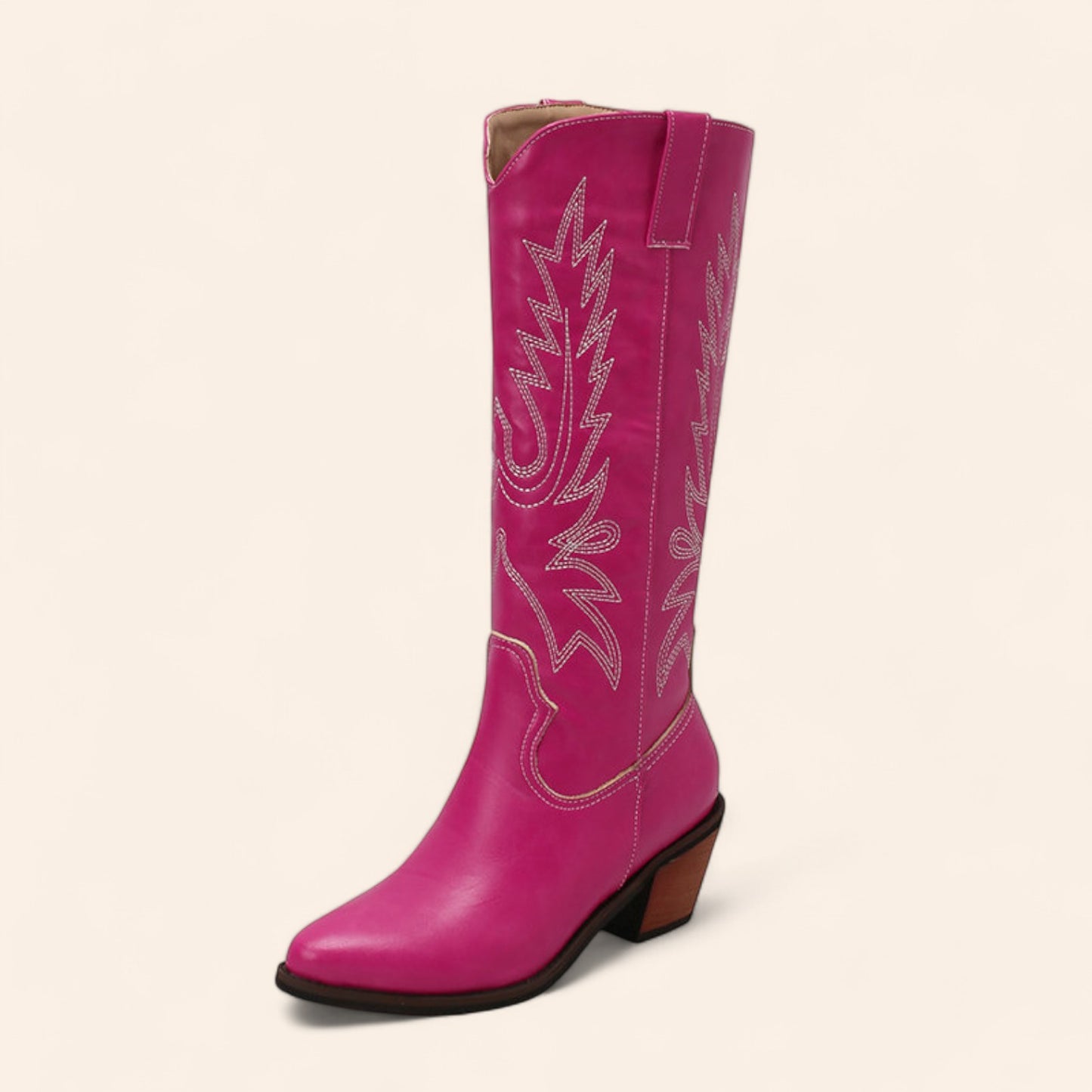 Bright pink cowboy boots - N°77