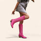 Bright pink cowboy boots - N°77