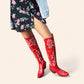 Tall red cowboy boots - N°87