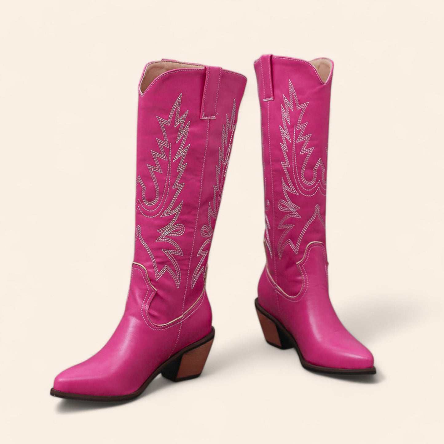 Bright pink cowboy boots - N°77