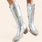 Silver cowboy boots - The Original - N°36