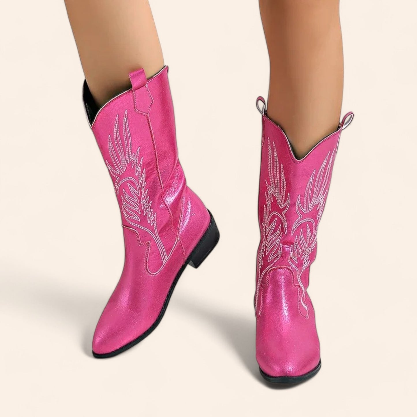 Fuchsia pink cowboy boots - N°74