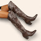 Tall brown cowboy boots - N°50